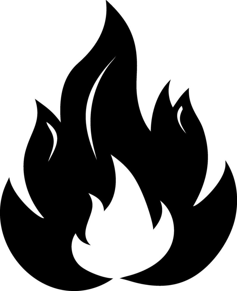 Hot and Fiery Flame Vectors Icon for Logos, Branding