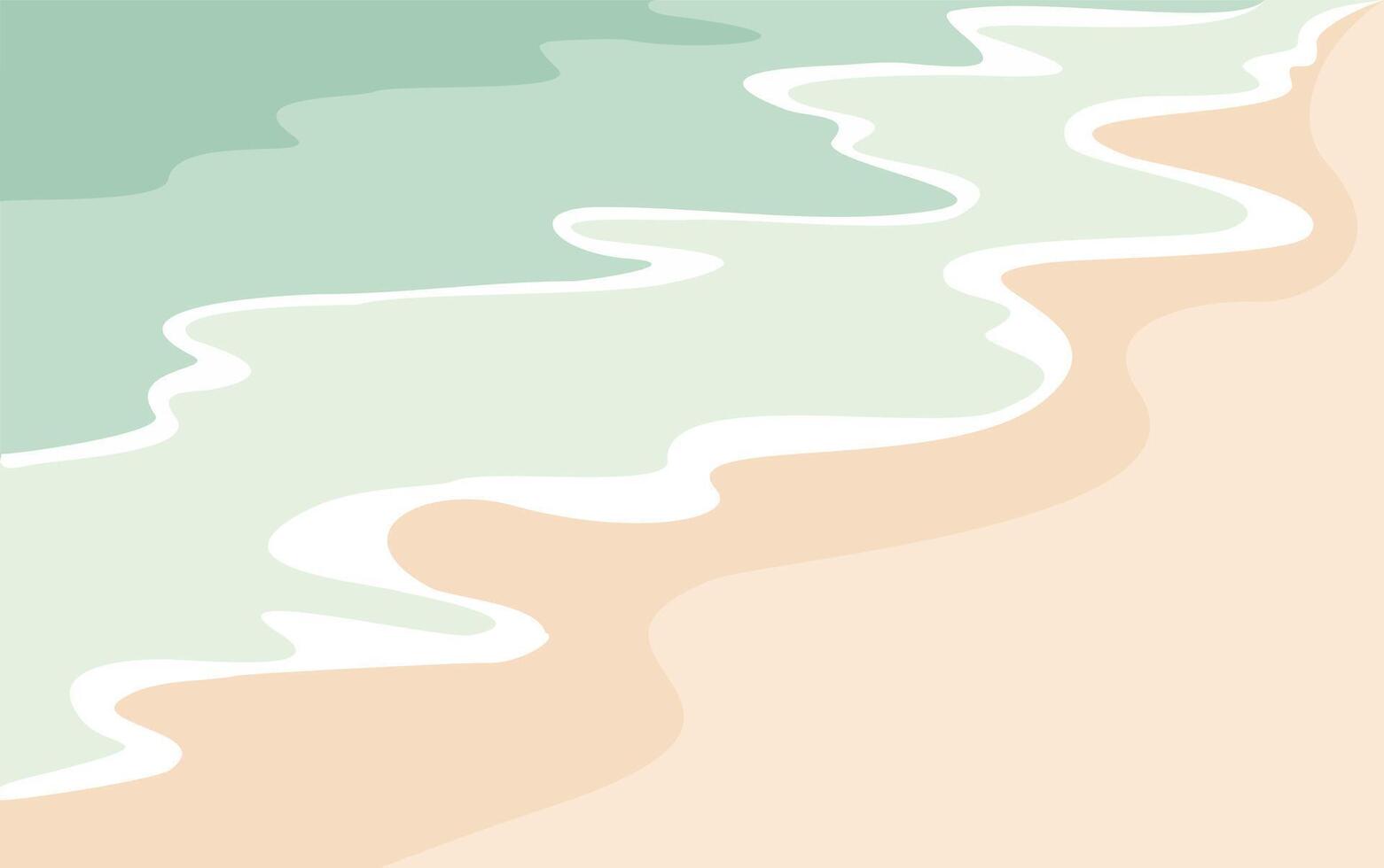 Abstract summer background with sandy sea beach vector