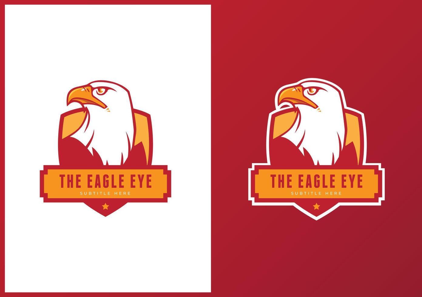 Head of Eagle with formidable stare vector