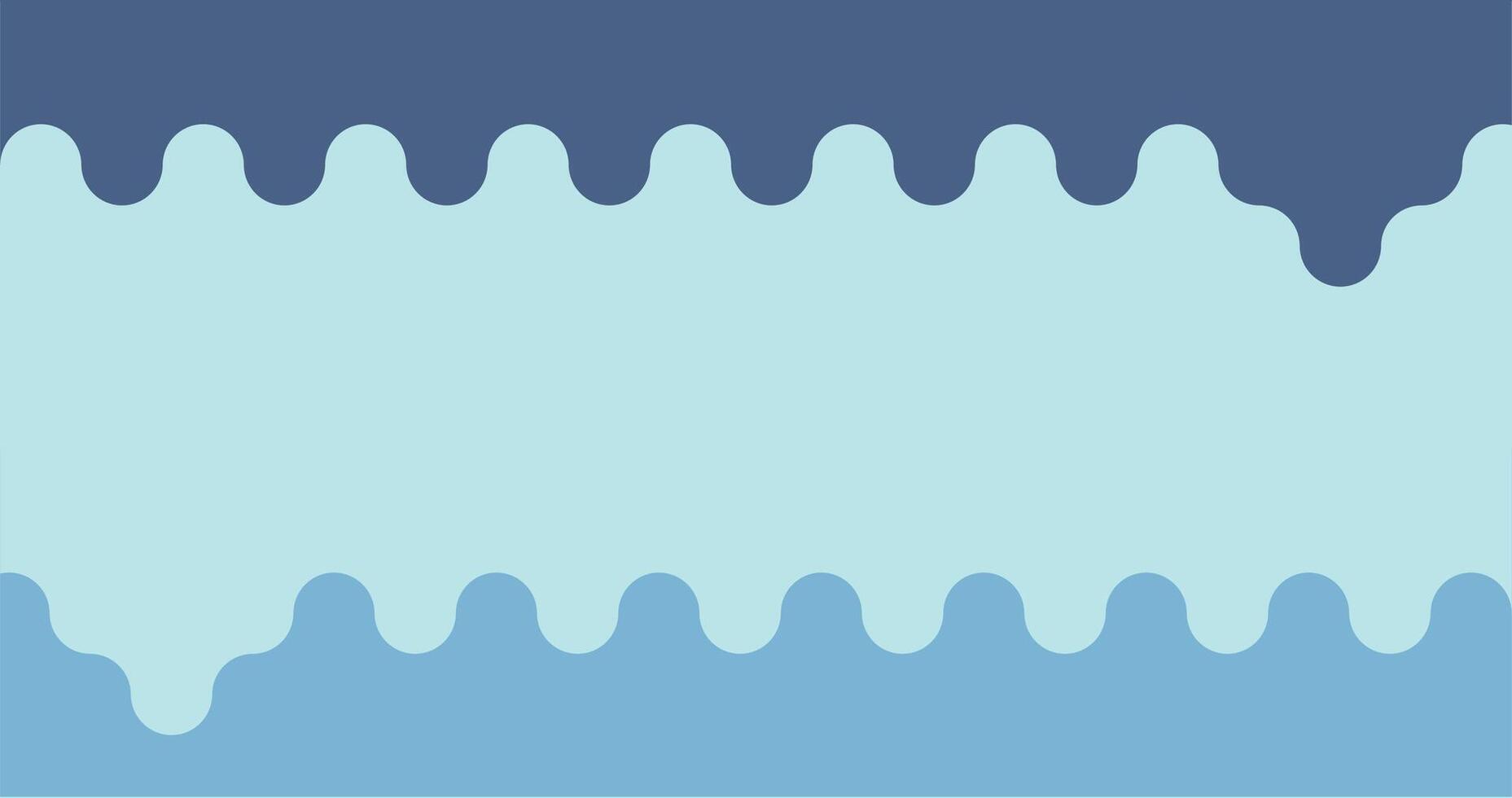 Abstract geometric background with blue wave circle pattern. vector