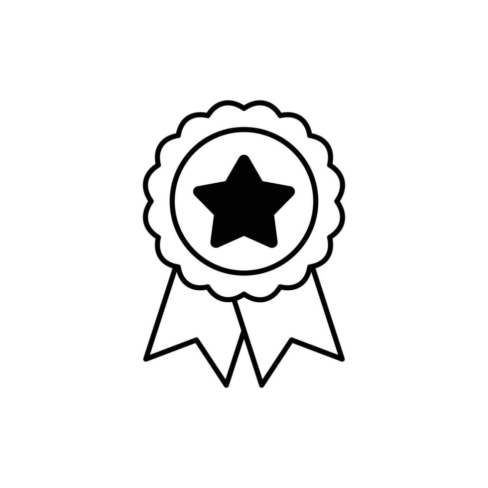 Badge Outline Icon Design vector