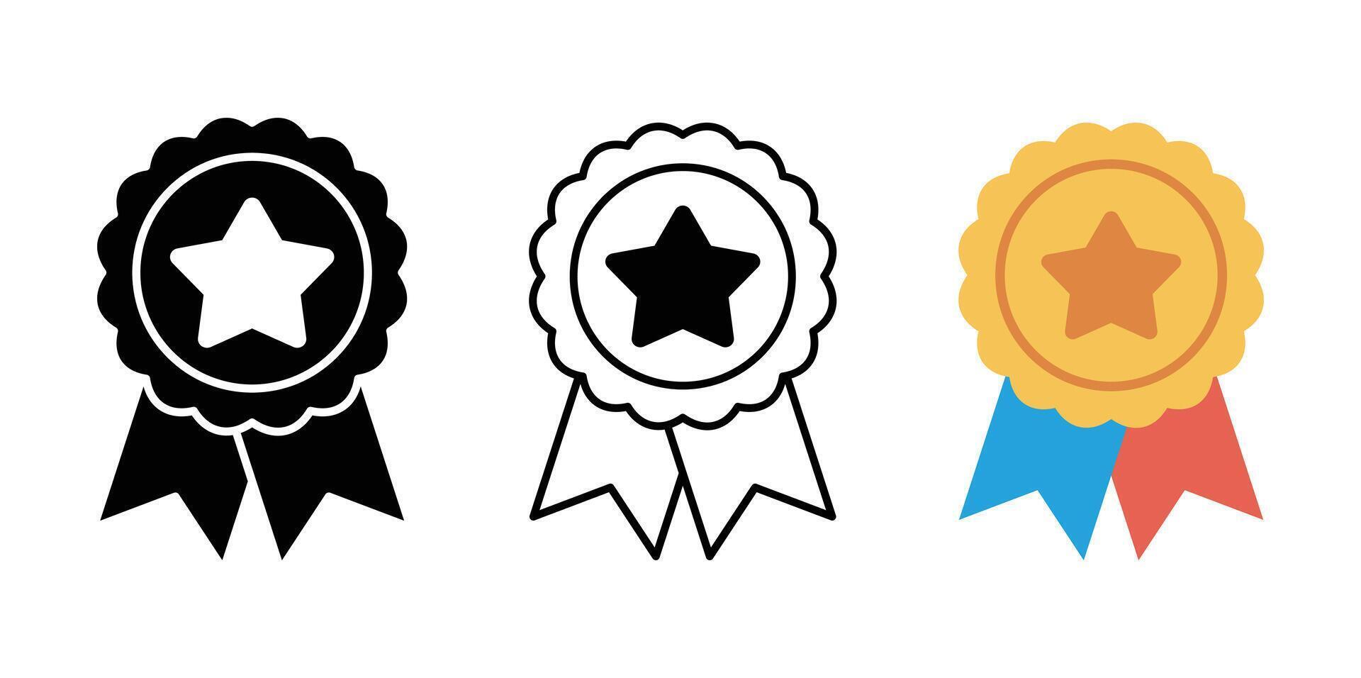 Badge All Set Icon Design vector