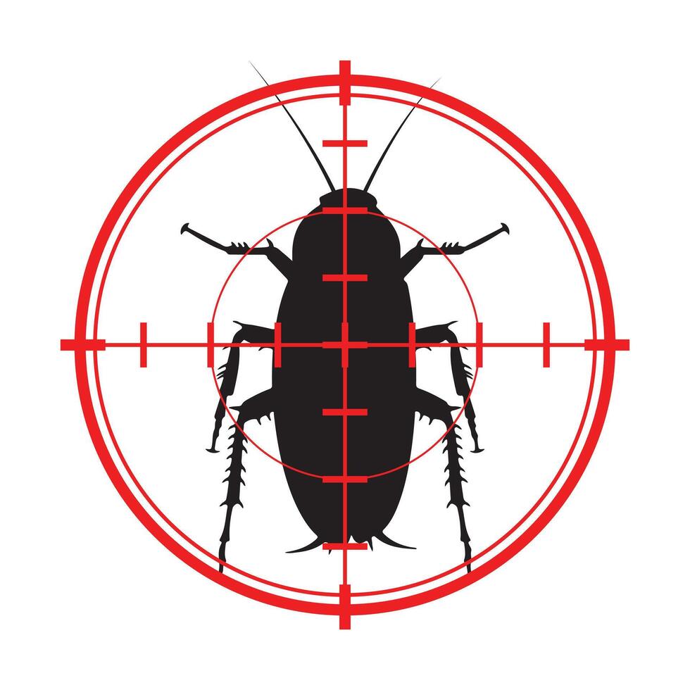 Target On Cockroach Pest Control vector
