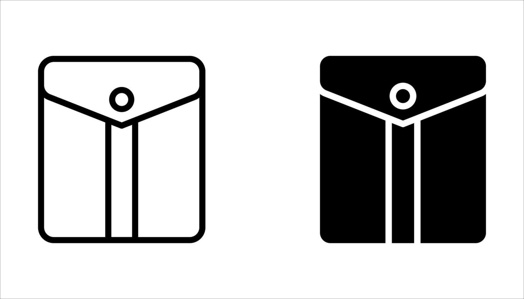 pocket icon set. vector