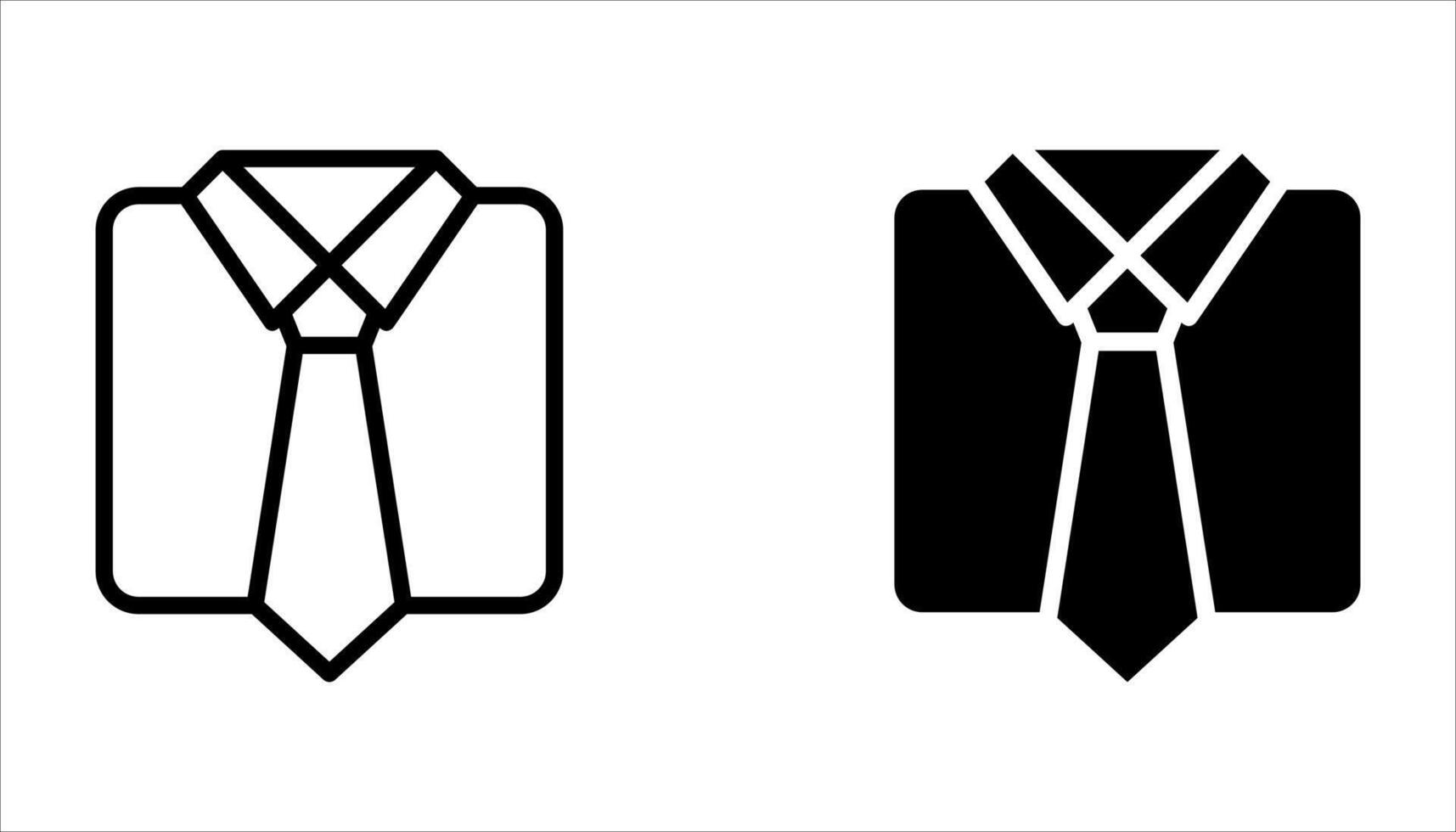 tie icon set. vector