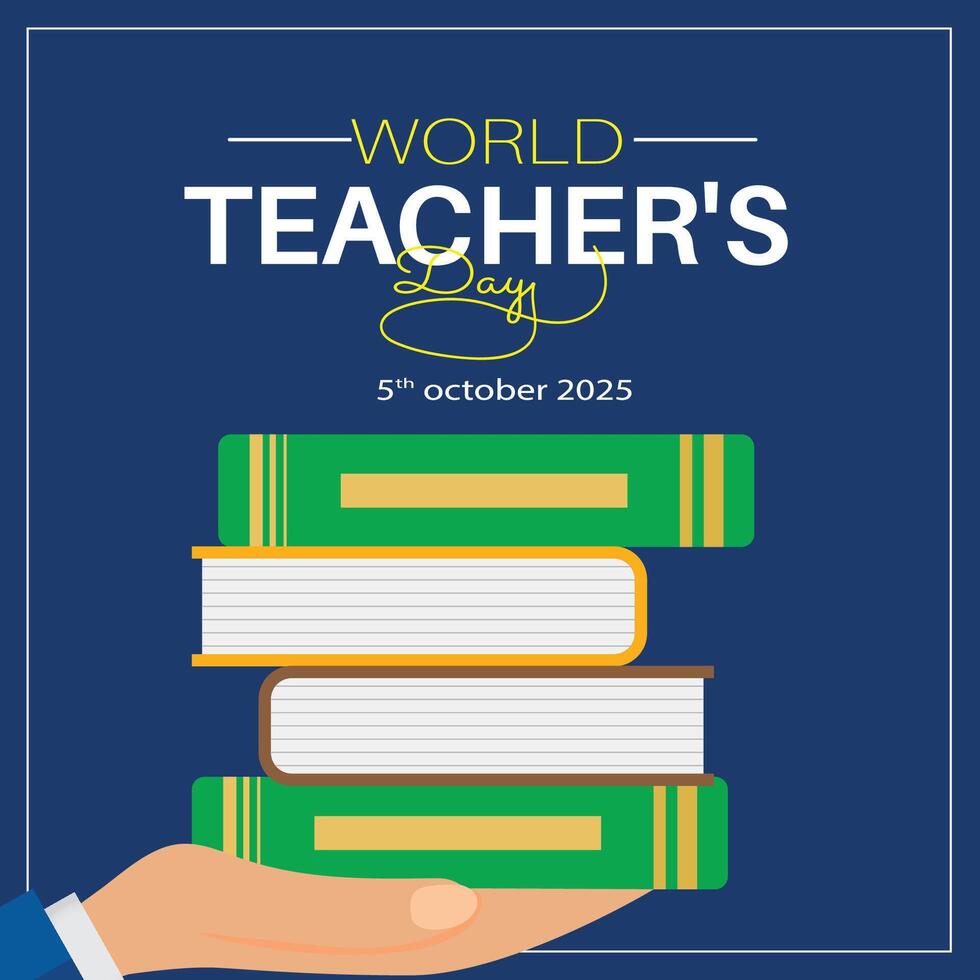Happy teachers day design illustration template. poster, background teachers day. vector