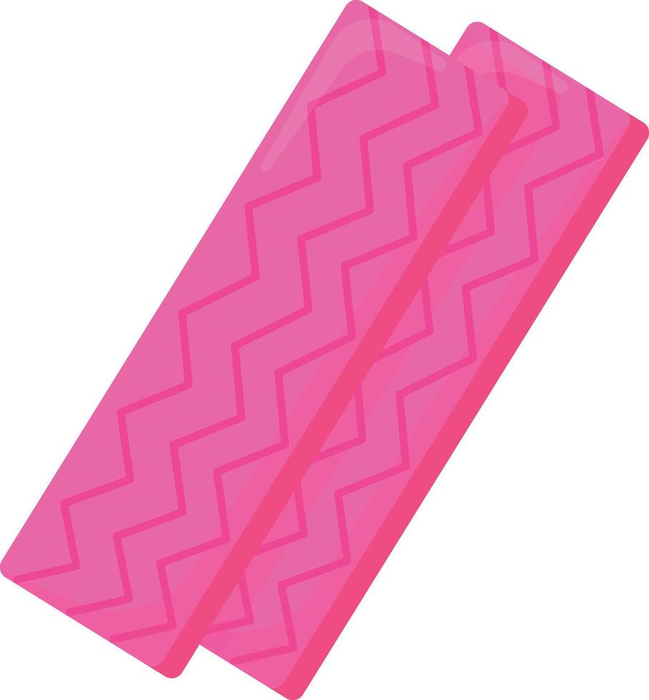 Pink Gum Sticks Pack vector
