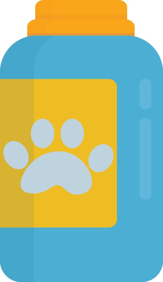 Pet Shampoo or Wash Bottle vector