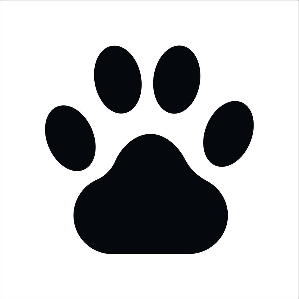 paw print simple yet powerful symbol of animals tracking and nature conveying a sense of connection and fondness vector