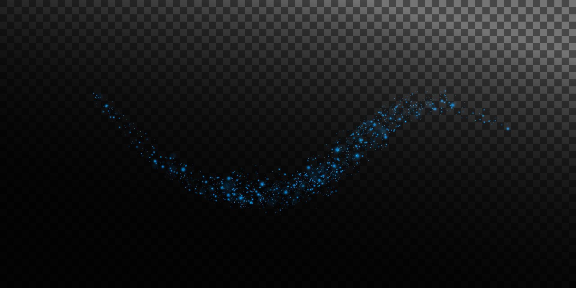 A mesmerizing wave of blue sparkles against, perfect for creative applications. vector