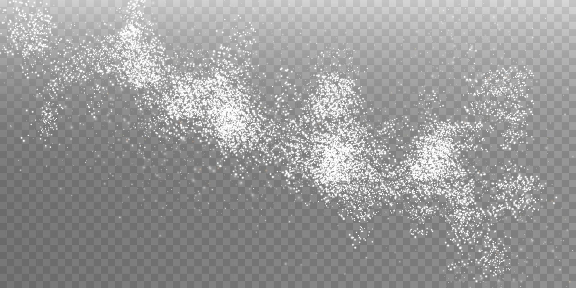 The Scattering of Small Sugar Crystals adds a delightful touch to dishes, perfect for baking or celebrations. vector