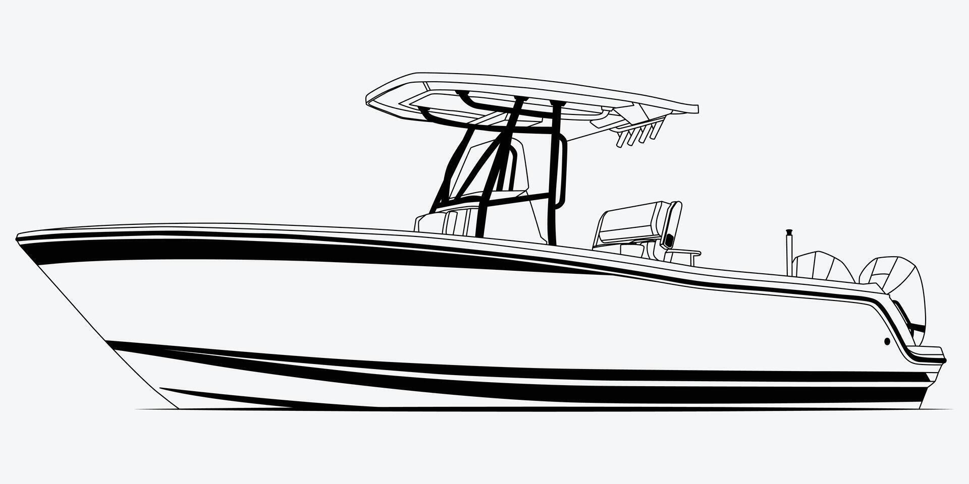 Boat Illustration Color vector