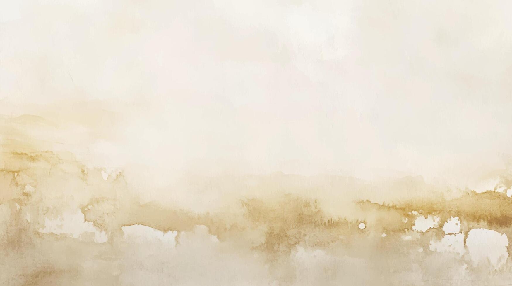 Subtle watercolor backdrop with an abstract aesthetic. Great for text overlays, promotional banners, presentations, or display graphics in khaki brown color vector