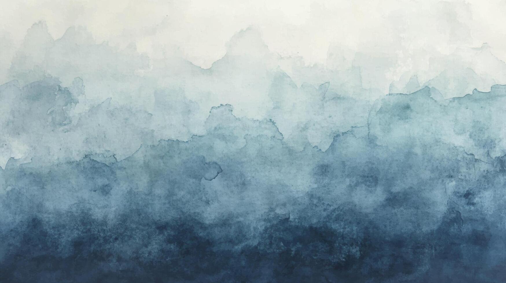 Subtle watercolor backdrop with an abstract aesthetic. Great for text overlays, promotional banners, presentations, or display graphics in blue color vector