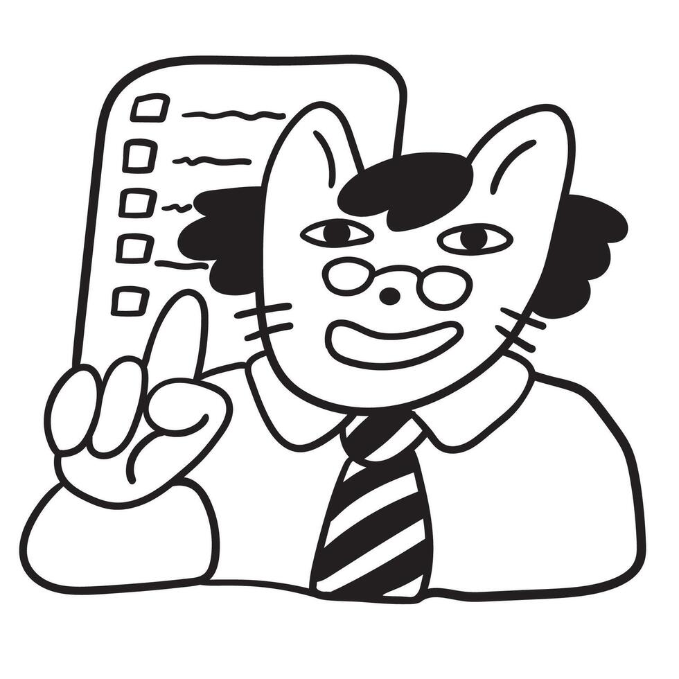 black and white teaching icon vector