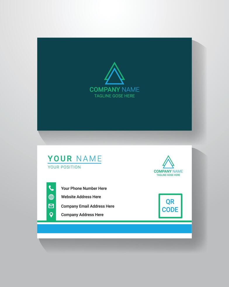 Simple Business Card Design vector