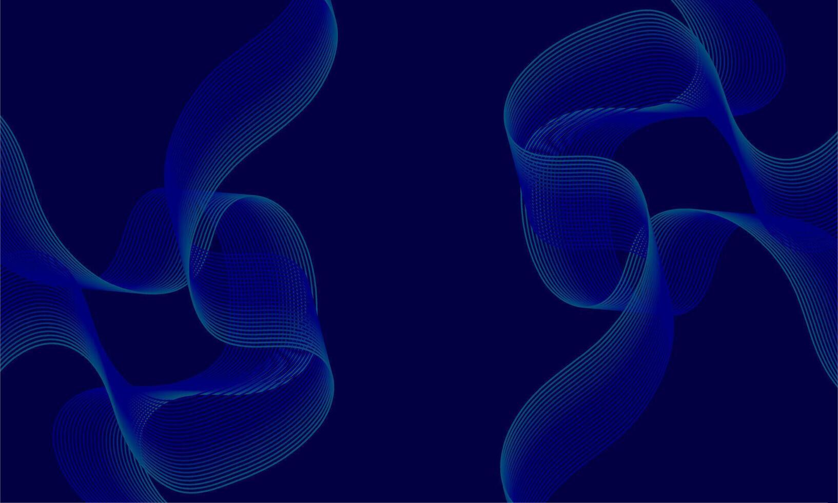 Abstract Blue Wave background design Wallpaper vector
