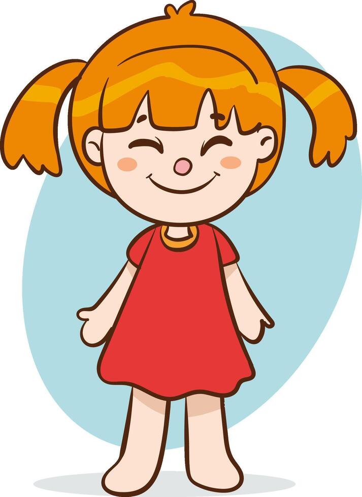 Doll cartoon icon. Illustration for web and mobile design. vector