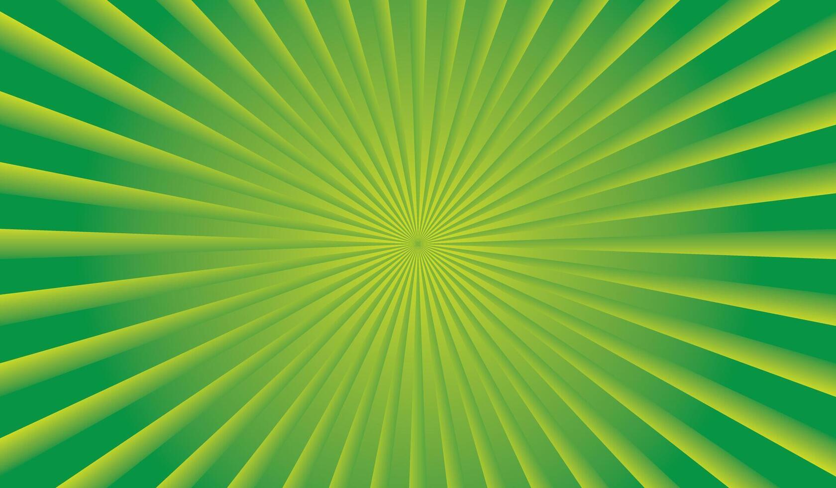 Abstract Green Rays with Sunburst and Light Energy Pattern vector