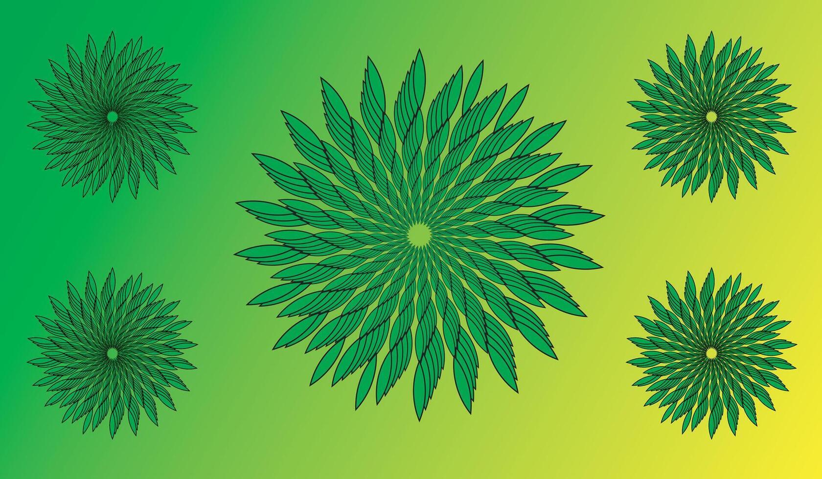 A green Christmas star on a green background with a shiny, bright, and festive design vector