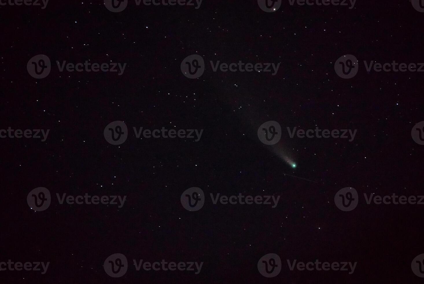 Comet C3 2023 in a Starry Night photo