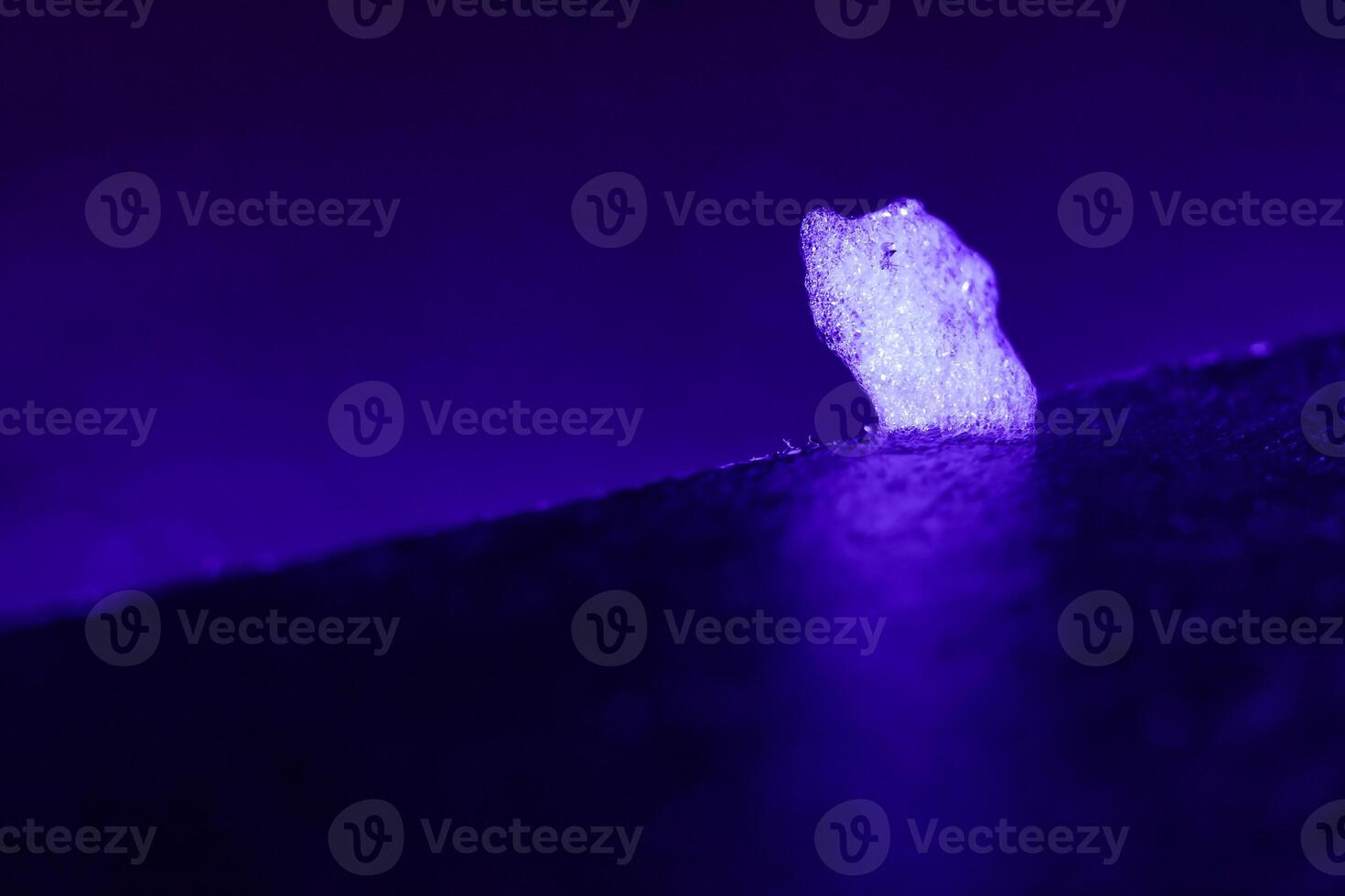 Translucent Bubble Under Purple Light photo