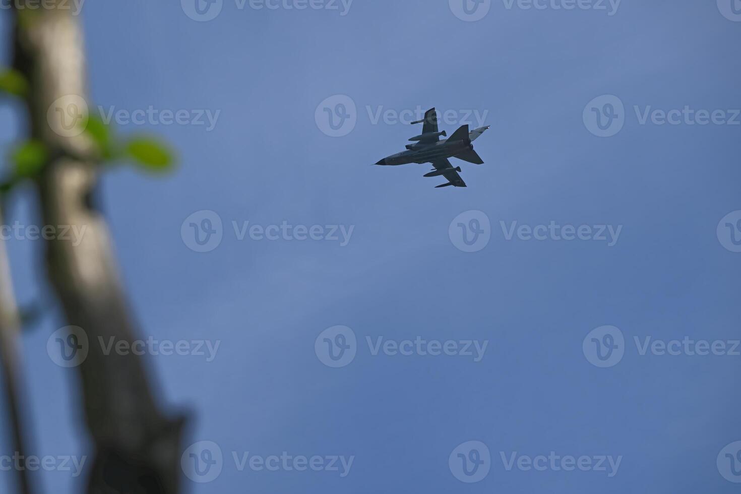 Military Aircraft Flying in Clear Sky photo
