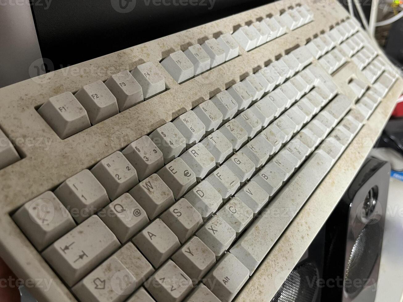 Dusty Old Computer Keyboard photo