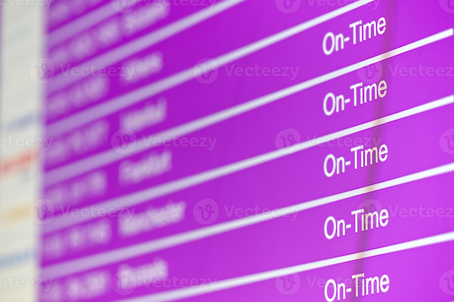 Digital Flight Status Display Board photo