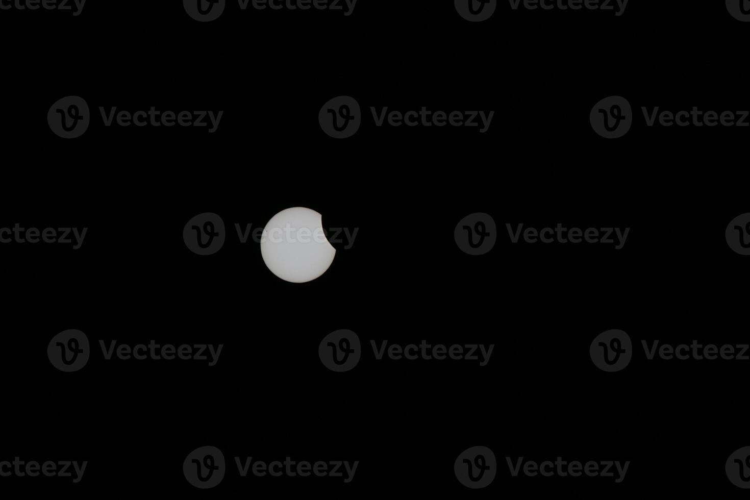 Partial Solar Eclipse in the heaven from Kollund DK in March 2025 photo