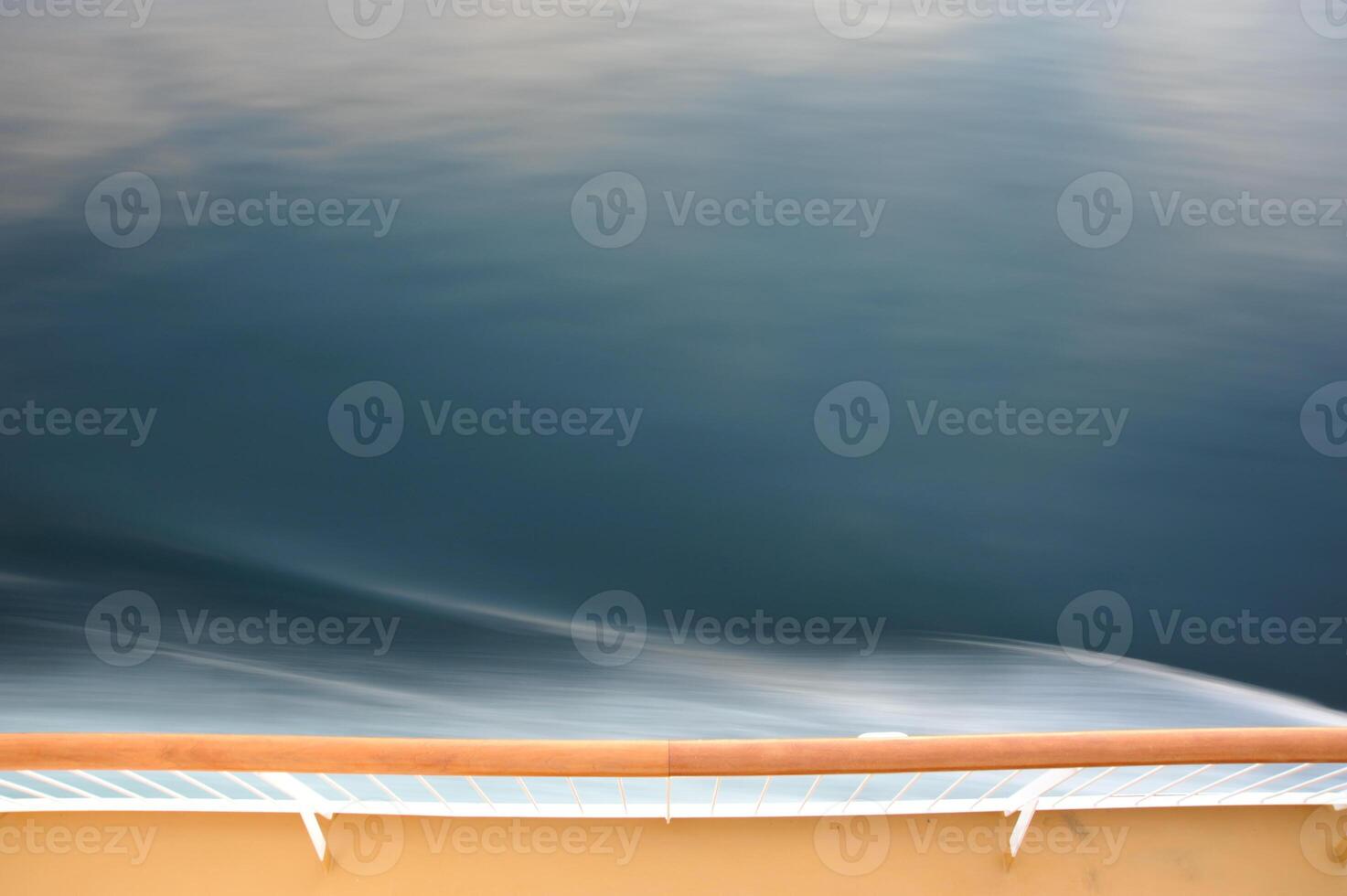 Dynamic Water View from a Moving Boat photo