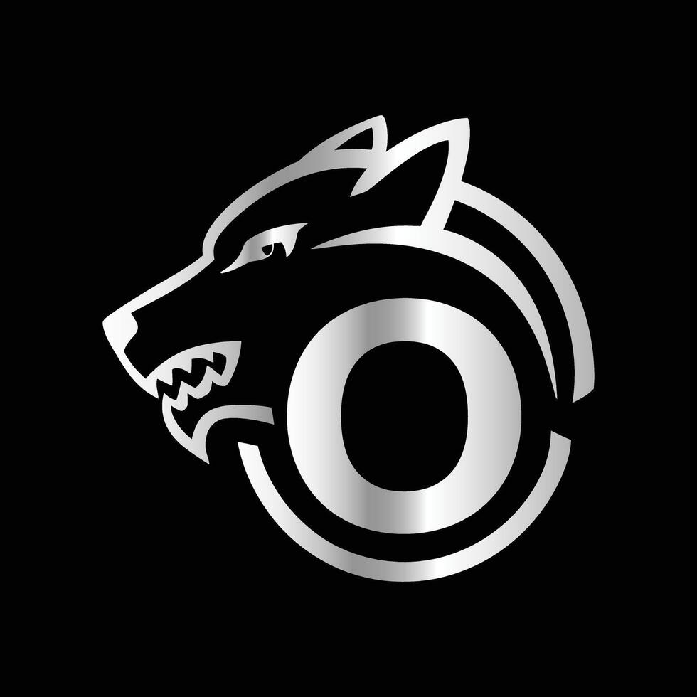 the logo for a team called o vector