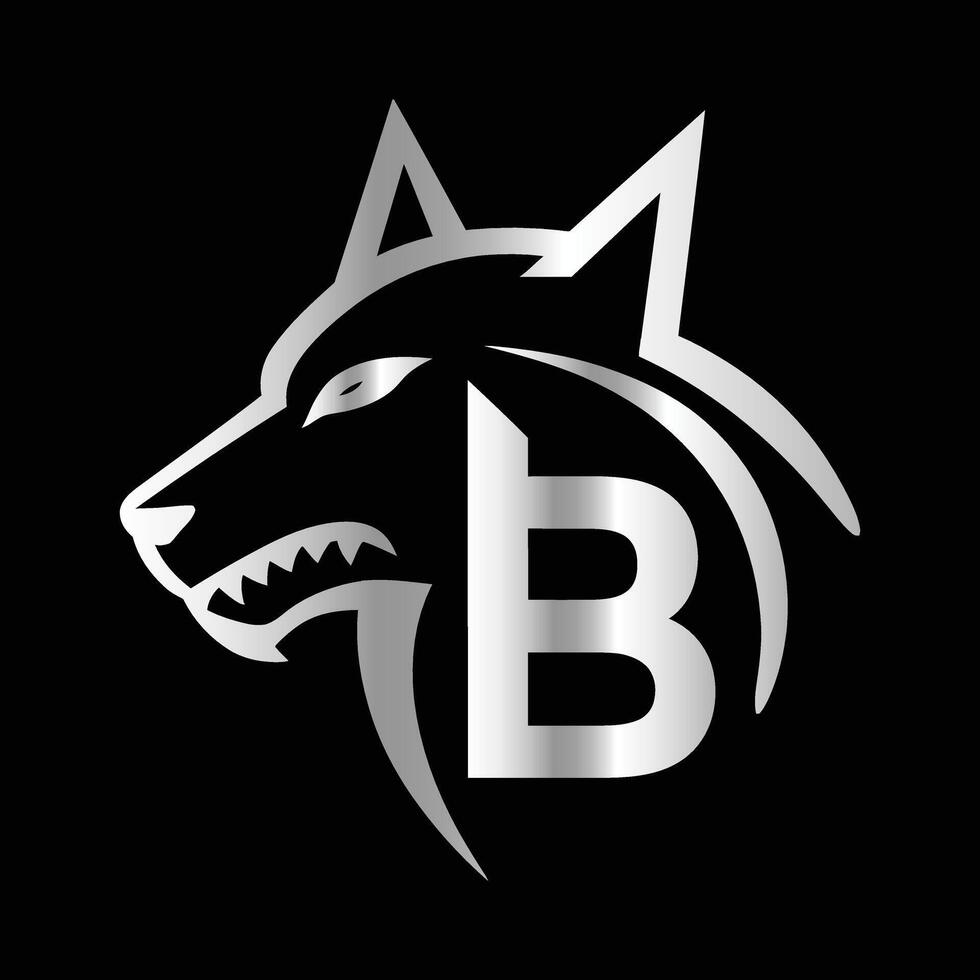 the logo for a company called b. vector