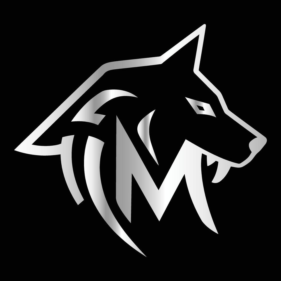 the logo for a team called m vector