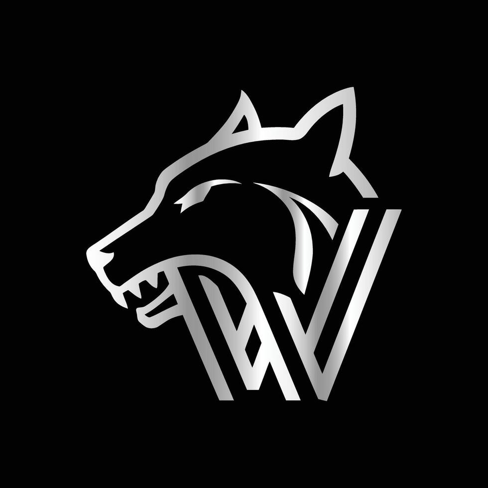 the logo for a company called wolf vector