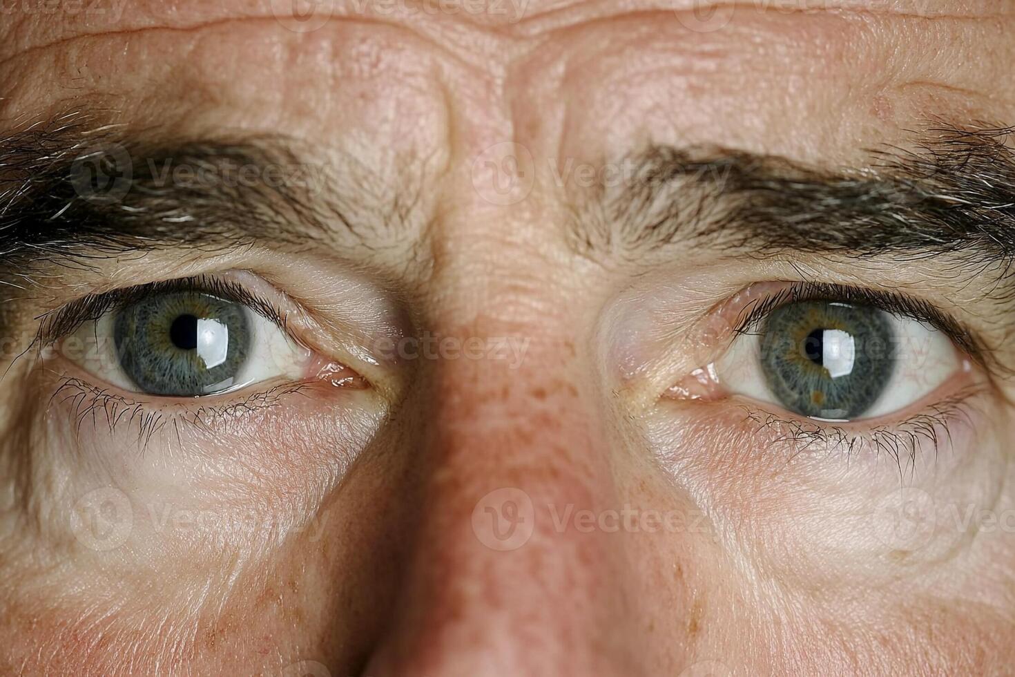 A close up of a man's eyes photo