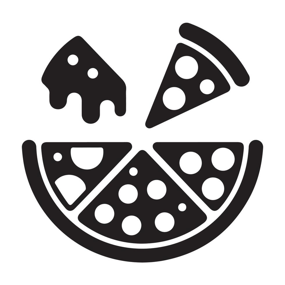 Delicious Variety Pizza with Cheese Topping vector