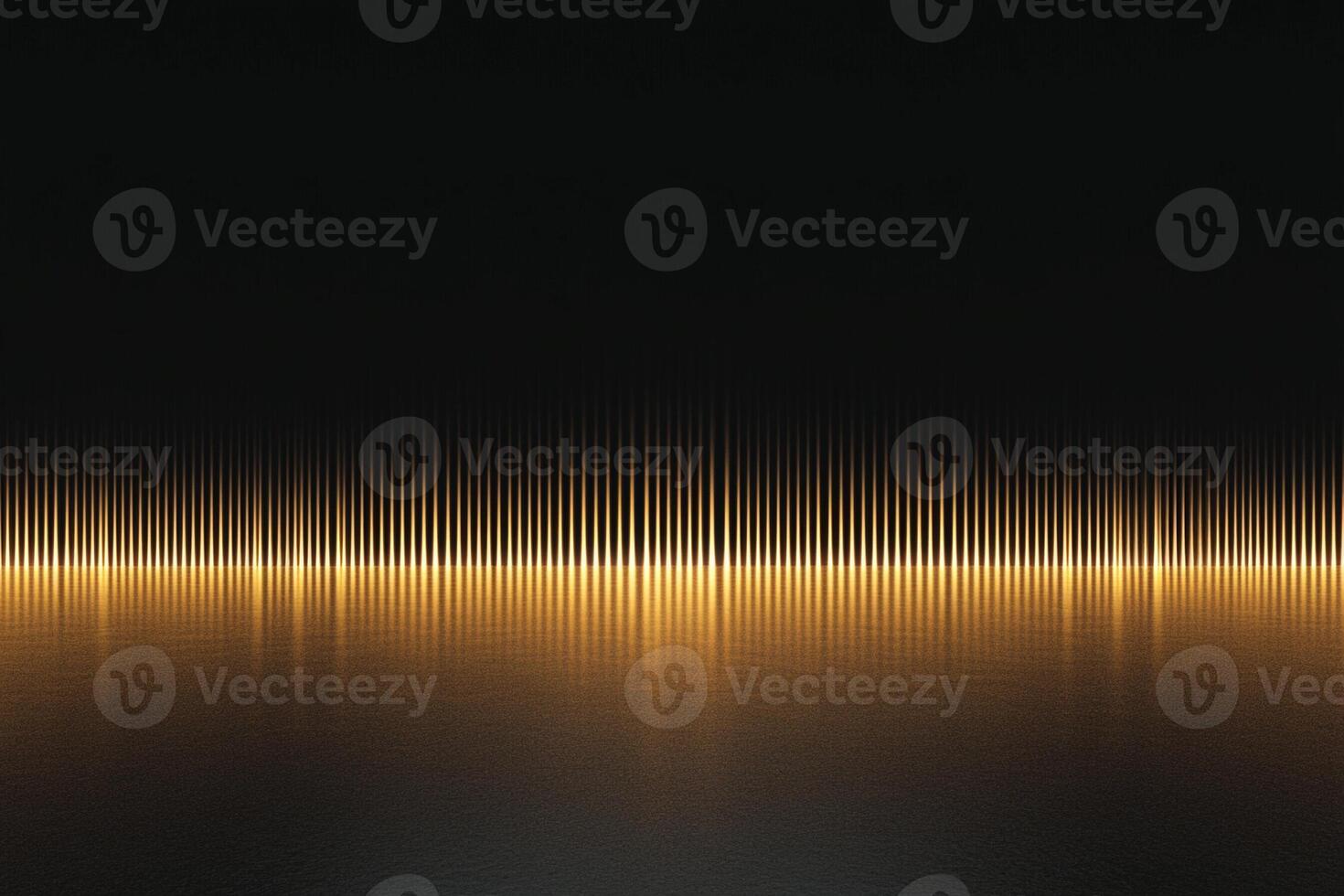 Golden lines on a black background photo