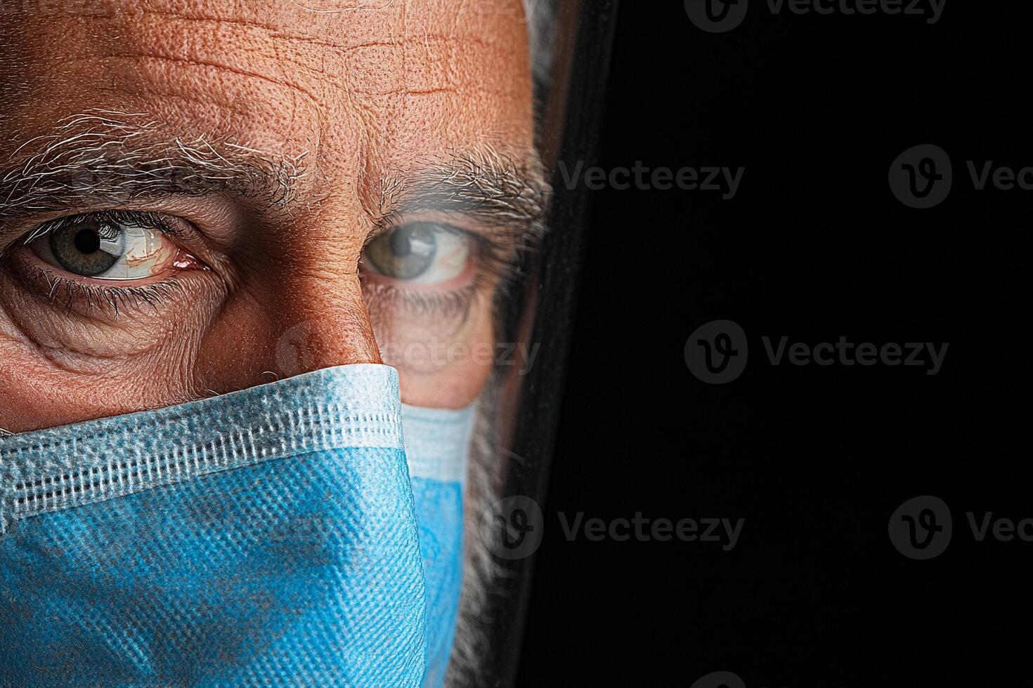 A man wearing a mask photo