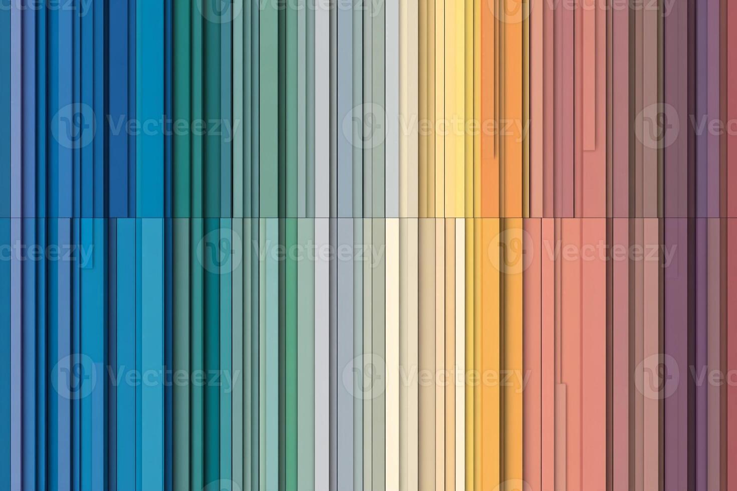 A colorful striped pattern with a black background photo