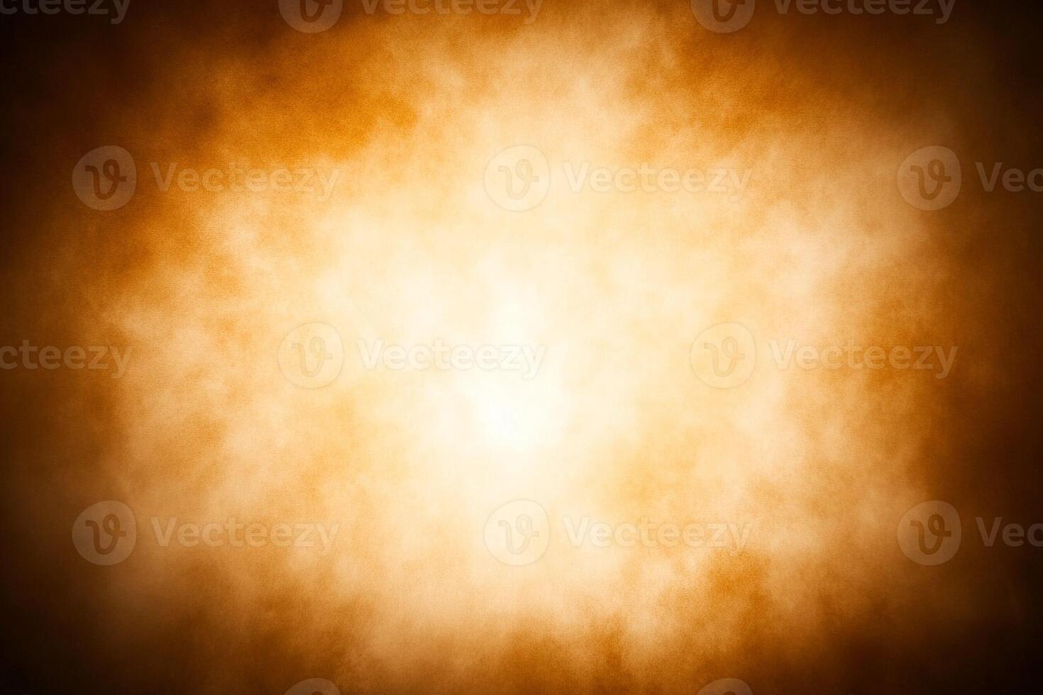A bright orange light is shining through a dark background photo