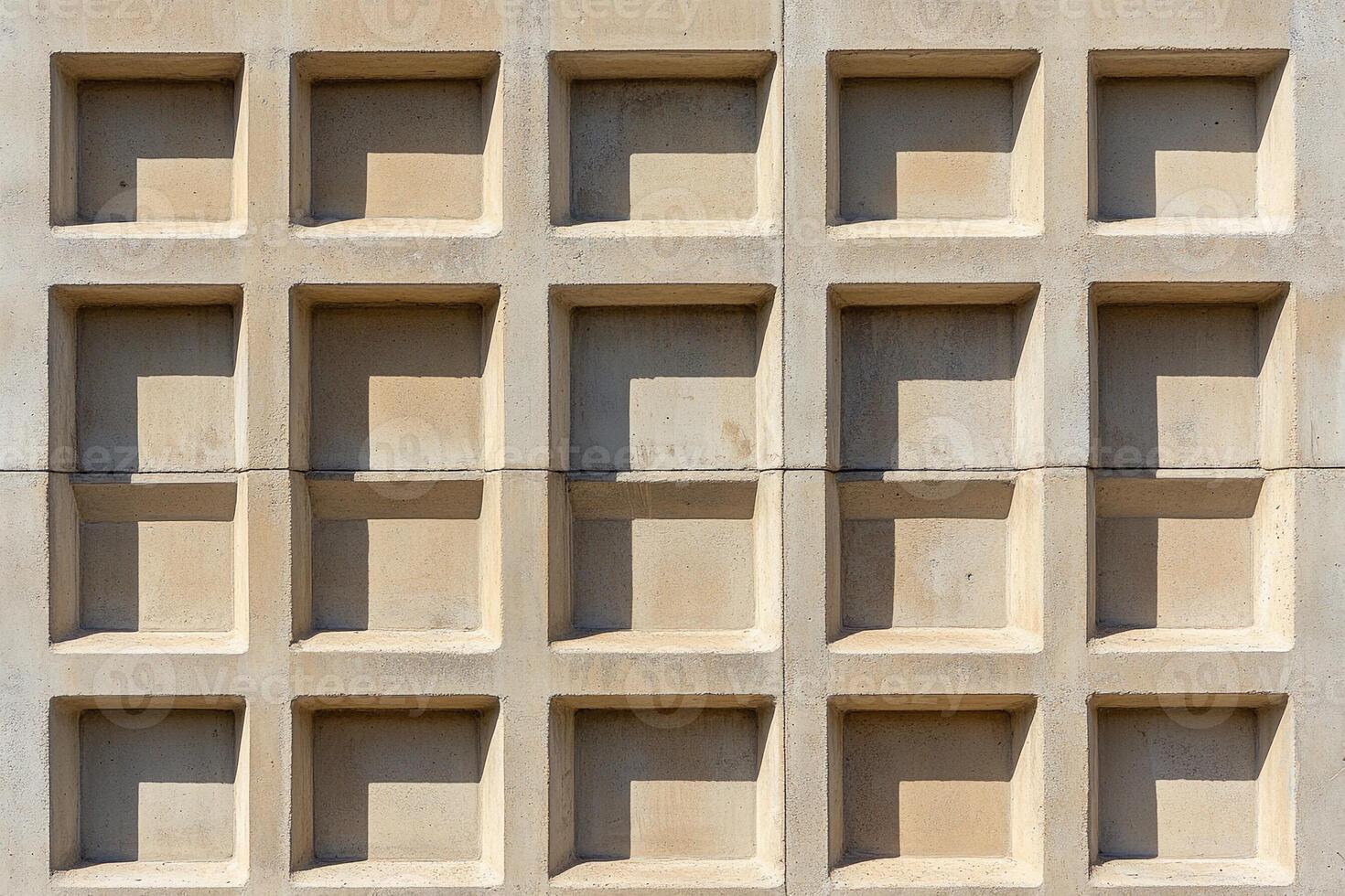 A wall with squares on it photo