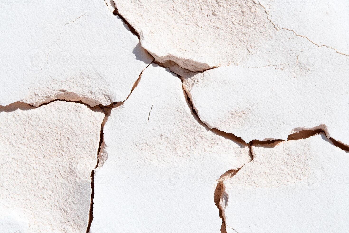 Cracked white wall with cracks in it photo