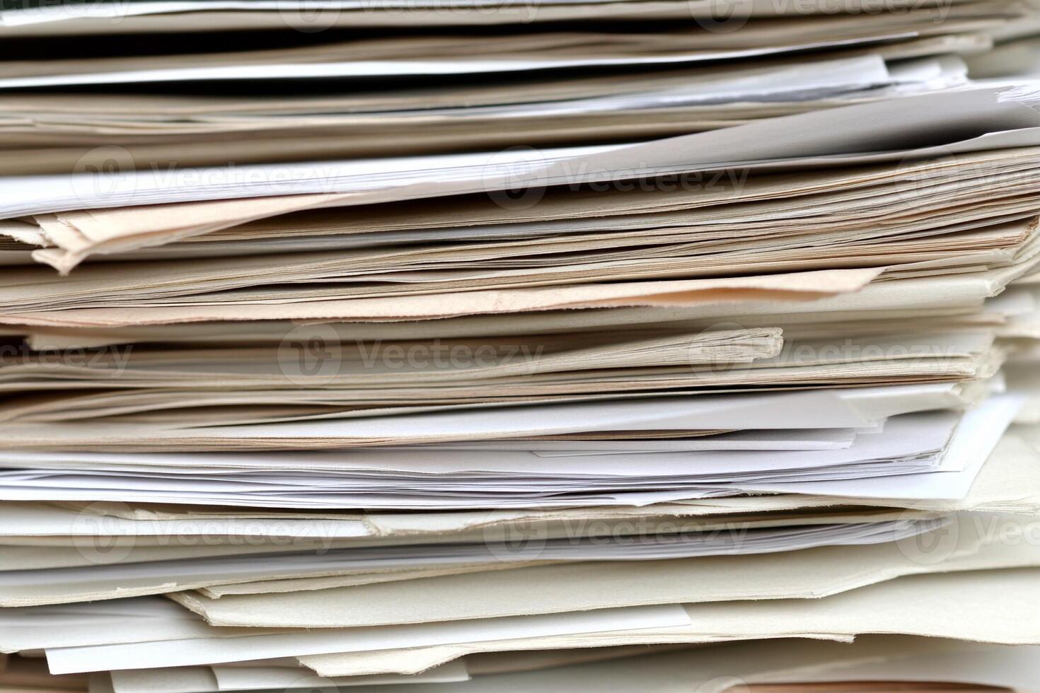 A stack of papers is shown in this photo