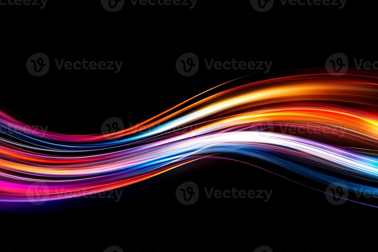 Abstract colorful wave background photo