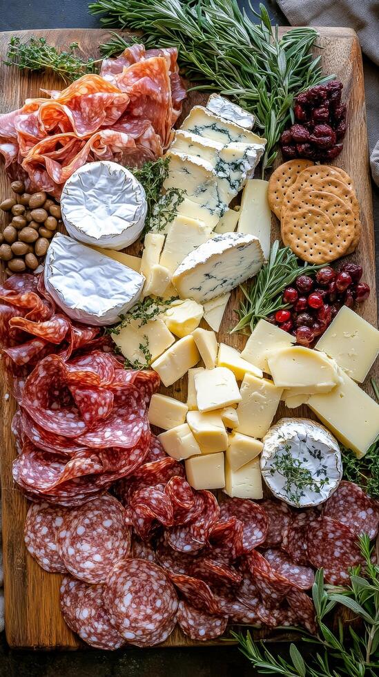 Gourmet Cheese and Charcuterie Board A Feast for the Senses photo