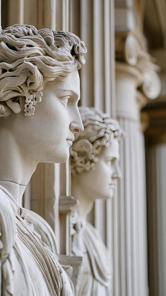 Ancient Sculptures A Timeless Elegance in Stone photo