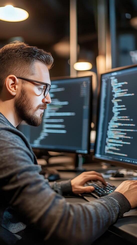 Concentrated Developer Coding photo