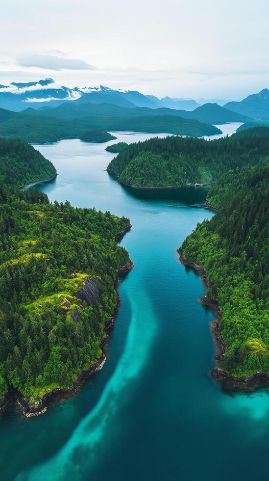 Serene Fjord Views Majestic Nature's Embrace photo