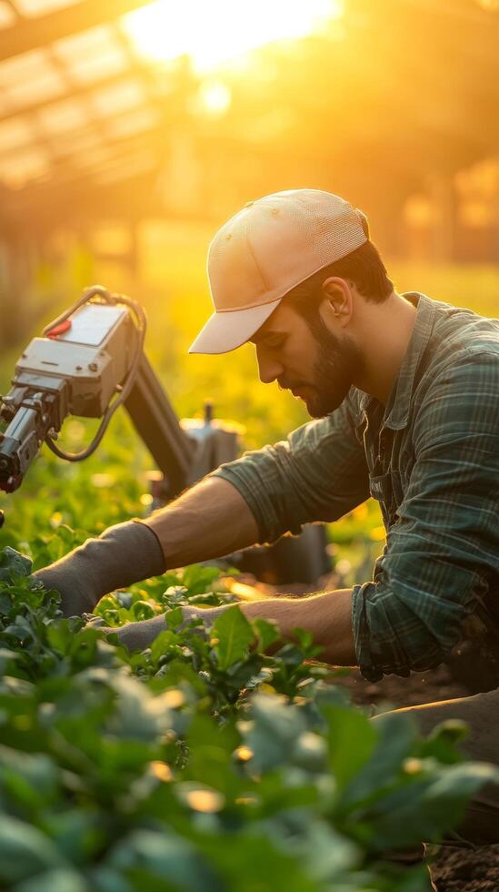 Automated Farming A Modern Approach to Harvesting photo